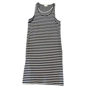 Thyme & Honey Sleeveless‎ Striped Pattern Tank Top Dress Size Large